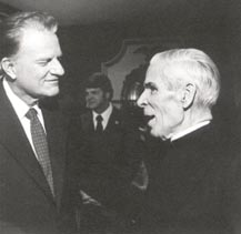 Billy Graham with Sheen at breakfast