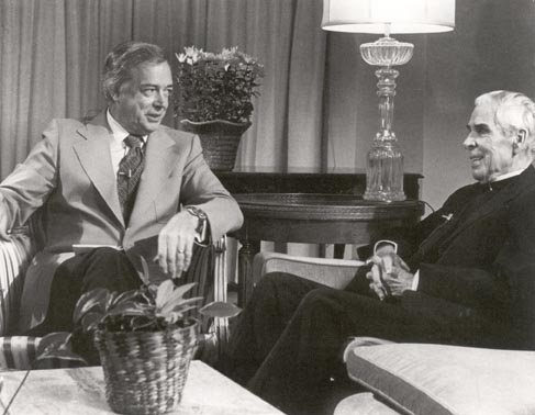 With Hugh Downs